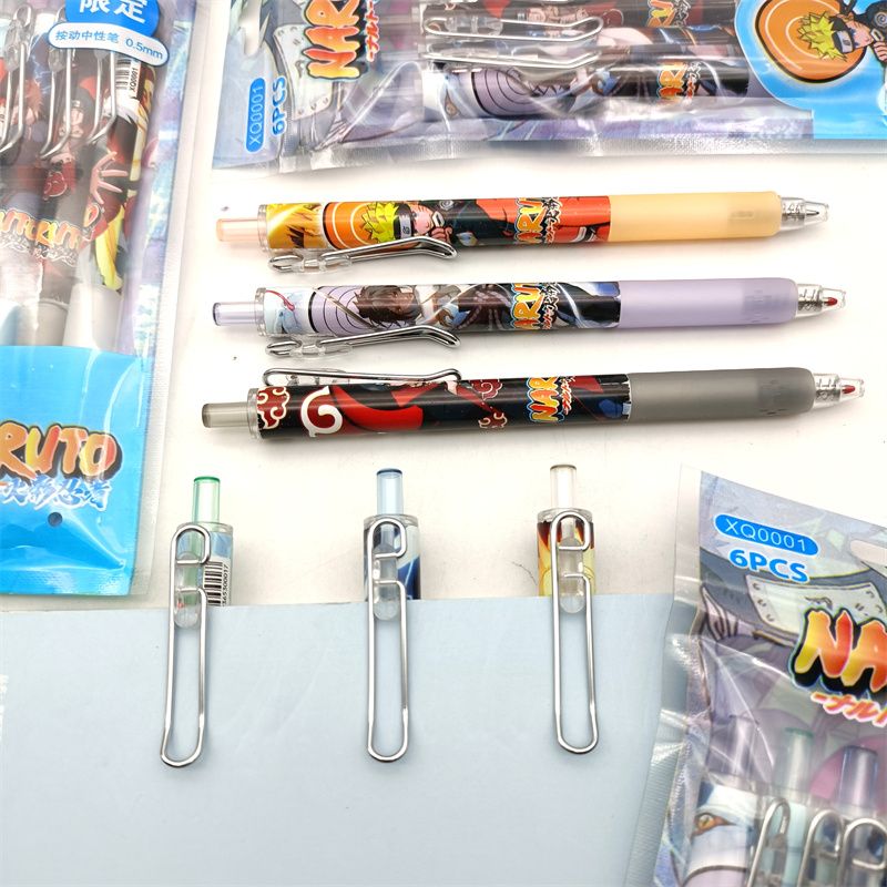 Office Supply Office Stationery Items - Naruto Cartoon Press Neutral Pen 6