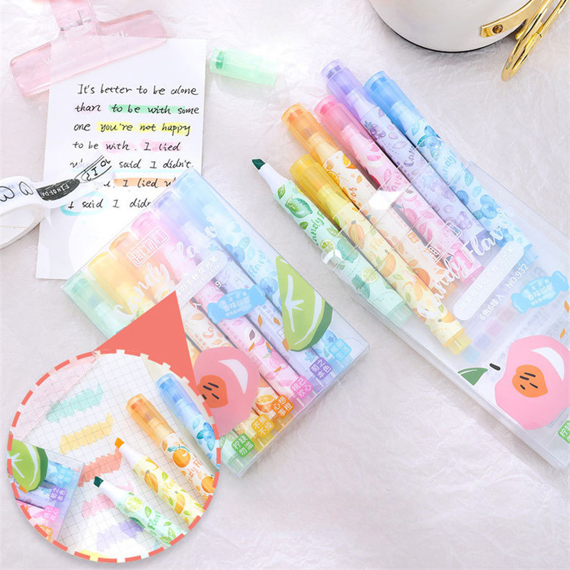 Kreativer Textmarker mit Fruch – Highlighter Set Pastel Bewertung und Preis