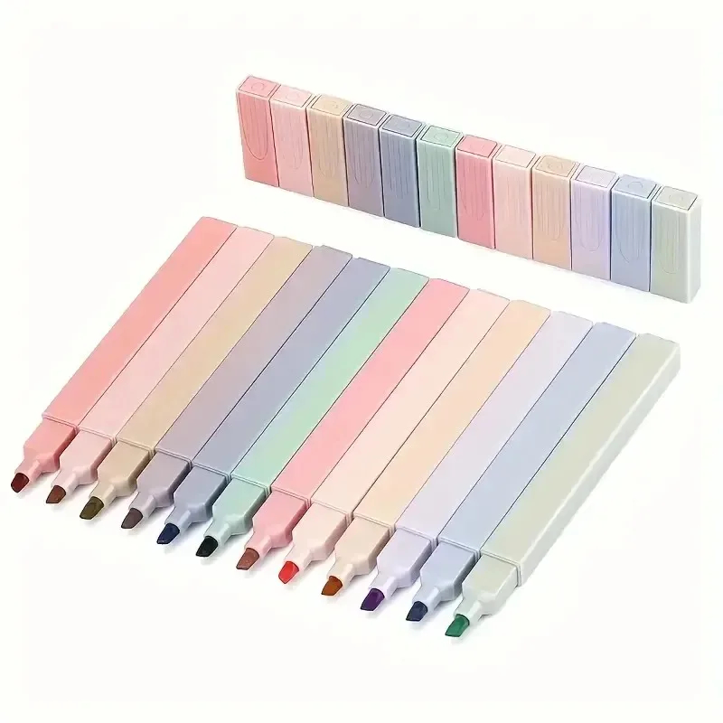 12 Stück Bunte Ästhetische Tex – Highlighter Set Pastel Bewertung und Preis